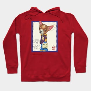 Funny chihuahua with clothes and attitude Hoodie